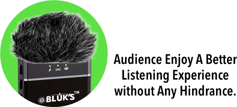 BLUX BX-7 Single Mic ANC Wireless Microphone – iPhone & Type C