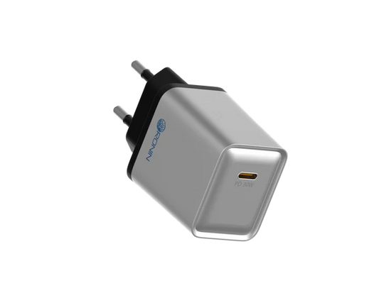 RONIN R-6015 30W Max Fast Charger – Compact USB-C Wall Charger