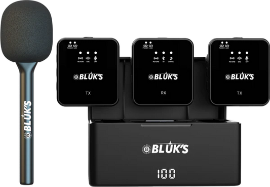BLUX BX-111 ENC Wireless Microphone with Handheld Stick