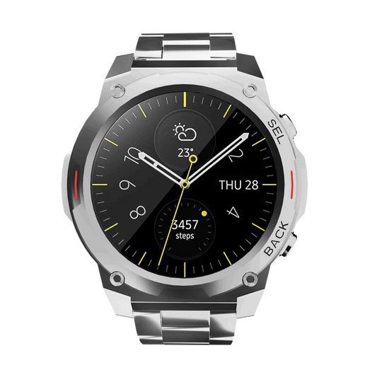 RONiN R-011 Smart Watch 1.43" AMOLED Display | Bluetooth Calling | Heart Rate & SpO2 Monitoring | IP68 | Smartwatch for Men & Women