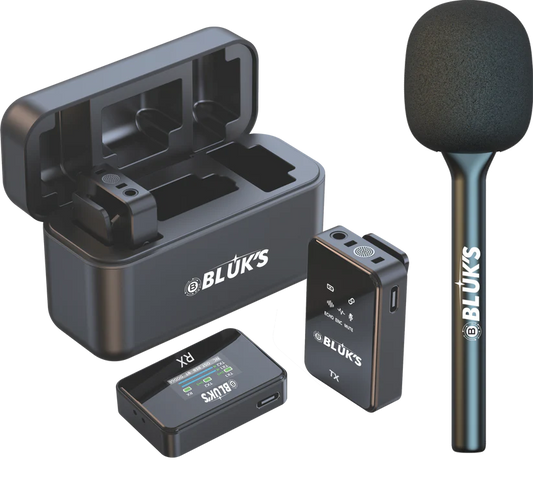 BLUX BX-222 Double Mic ENC Wireless Microphone – iPhone & Type C