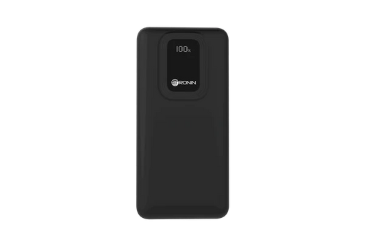 RONIN R-4025 Power Bank 10000mAh, 22.5W Fast Charging, Digital Display, USB & Type-C Output, Portable Fast Charger