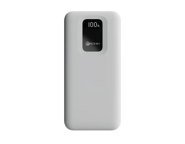 RONIN R-4020 Forge 10000mAh Power Bank, 22.5W Fast Charging, USB & Type-C Output, Digital Display, PD Fast Charging