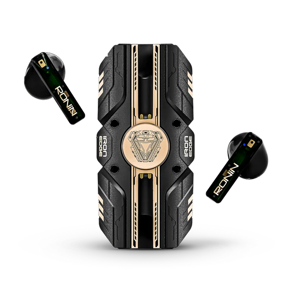 Ronin R-7090 Wireless Airbuds | Bluetooth Earbuds | ENC Noise Reduction | Powerful Bass | Touch Control | Charging Case | Wireless Earphones for Music, Calls & Gaming
