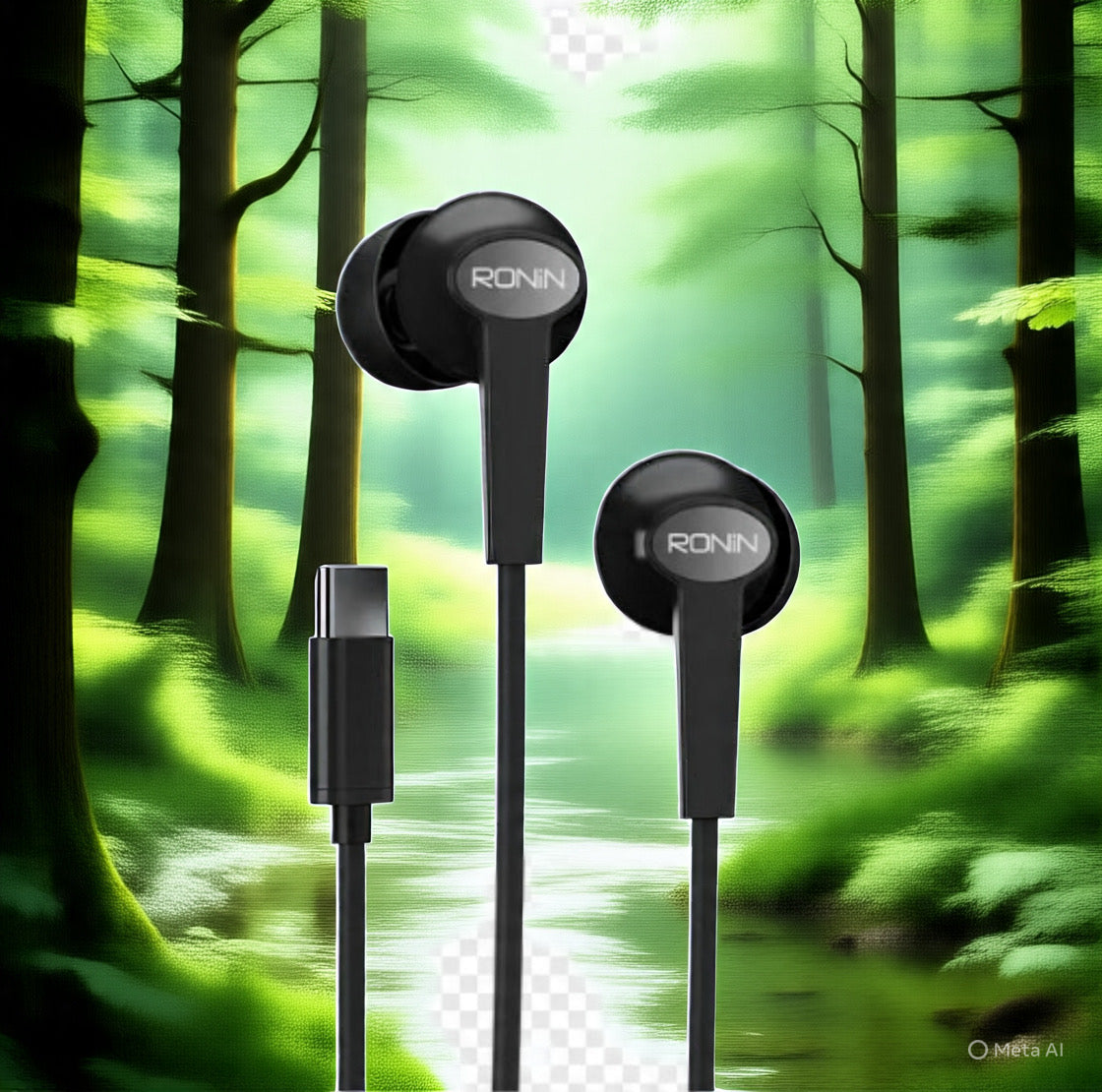 RONIN R-29 STELLAR Handsfree Type-C – Wired Earphones with Mic