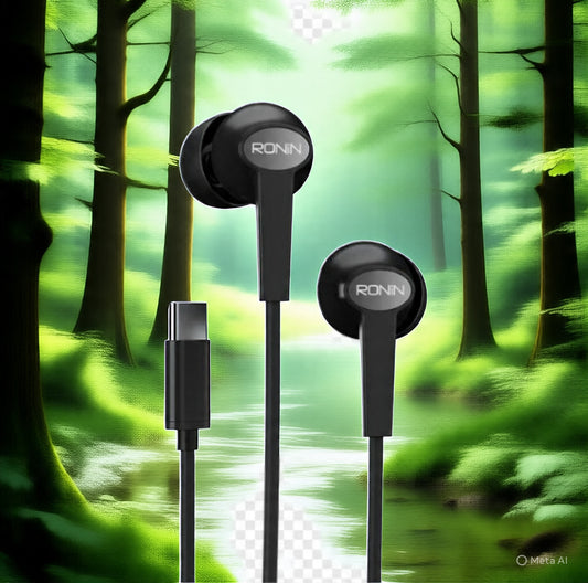 RONIN R-29 STELLAR Handsfree Type-C – Wired Earphones with Mic