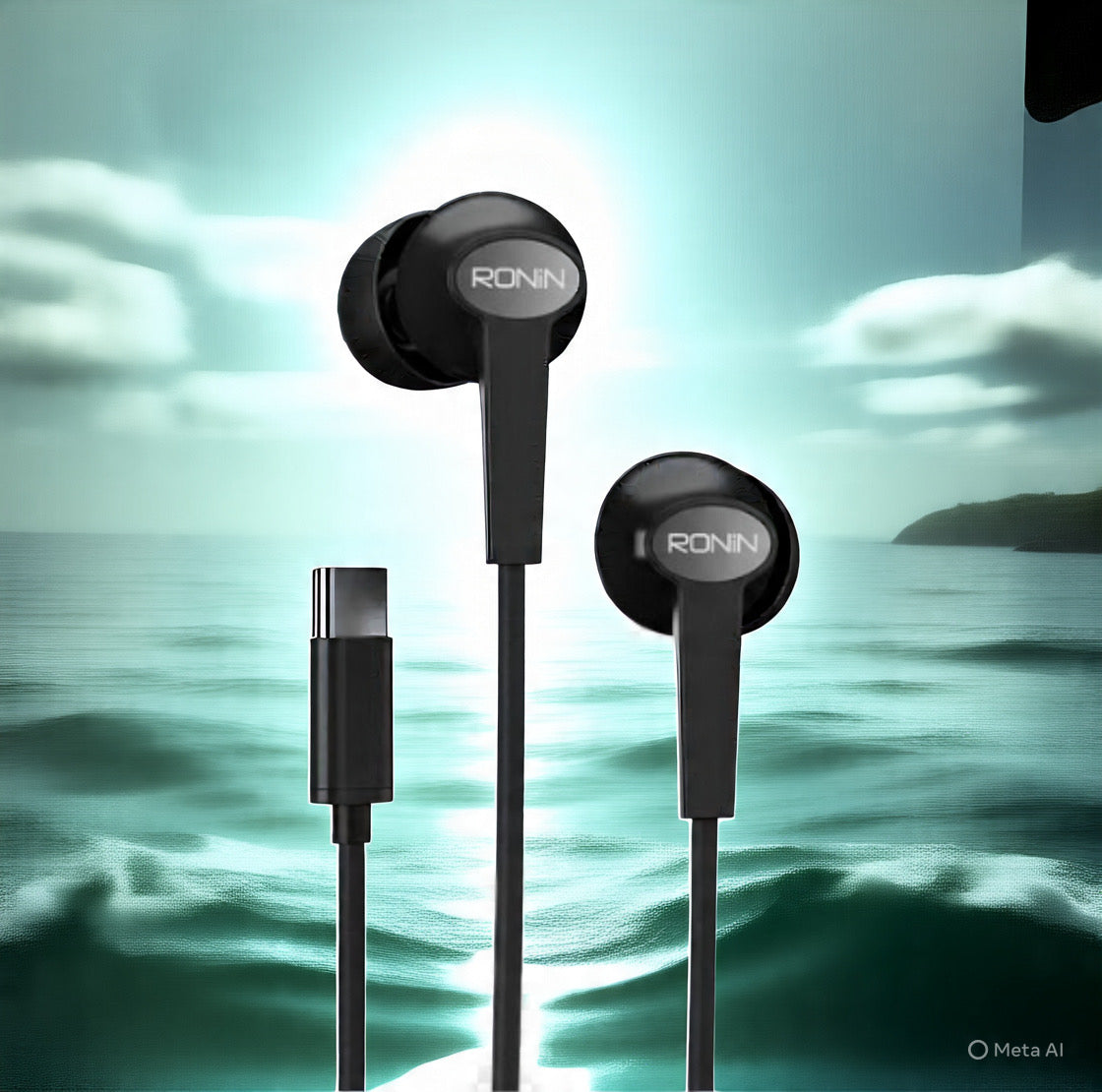 RONIN R-29 STELLAR Handsfree Type-C – Wired Earphones with Mic